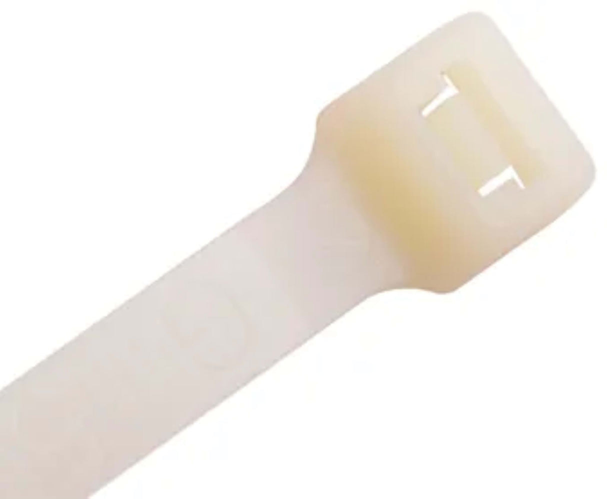 Cabac Nylon 66 Natural Heavy Duty Cable Tie 800 x 9mm 25 (Pack)