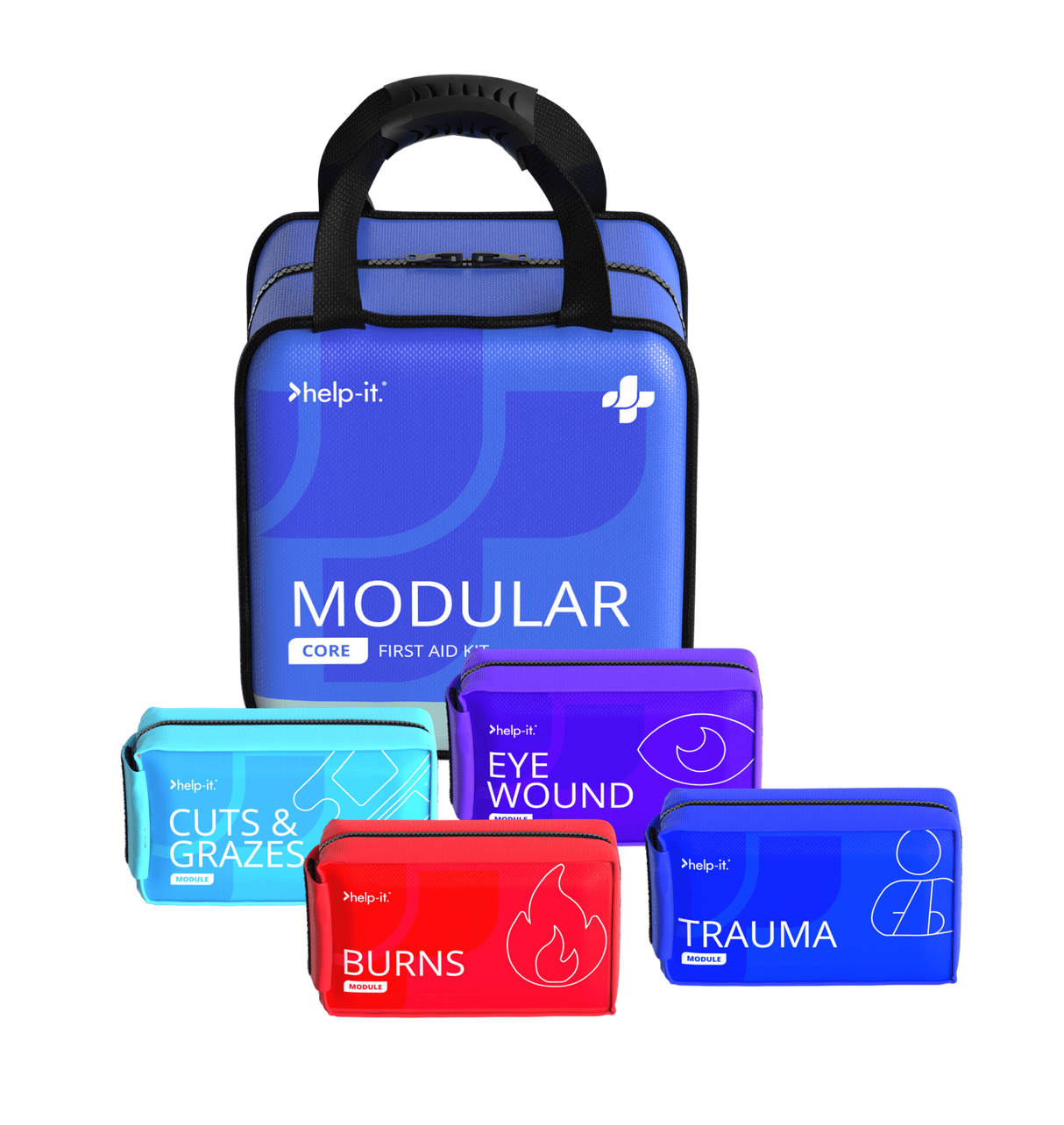 HELP-IT Modular Pro First Aid kit - 4 Modules (Each)