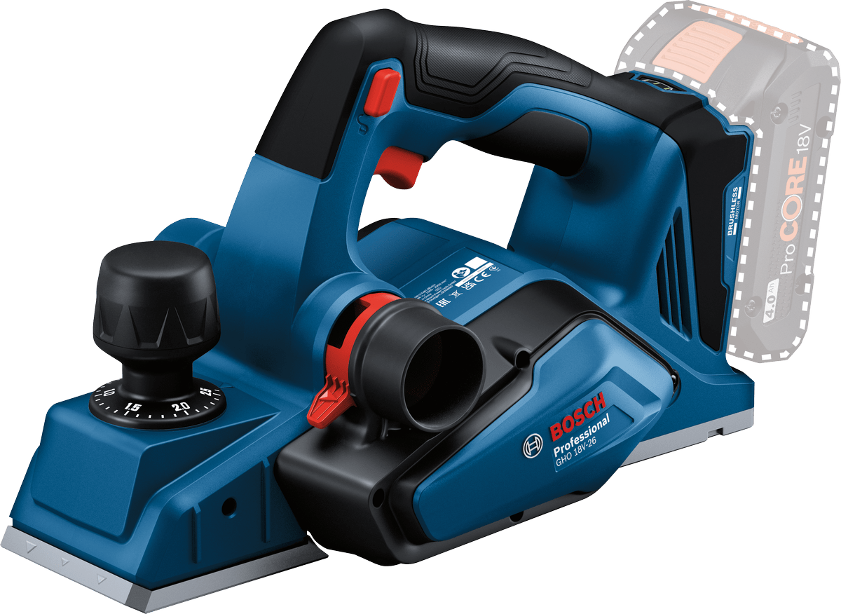 Bosch 2.6mm Planer GHO 18V-26 (Skin Only)