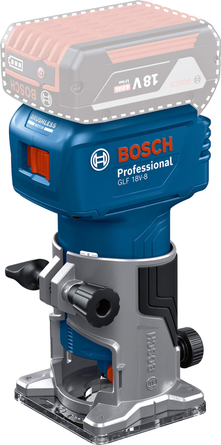 Bosch 18V Router GLF 18V-8 (Skin Only)