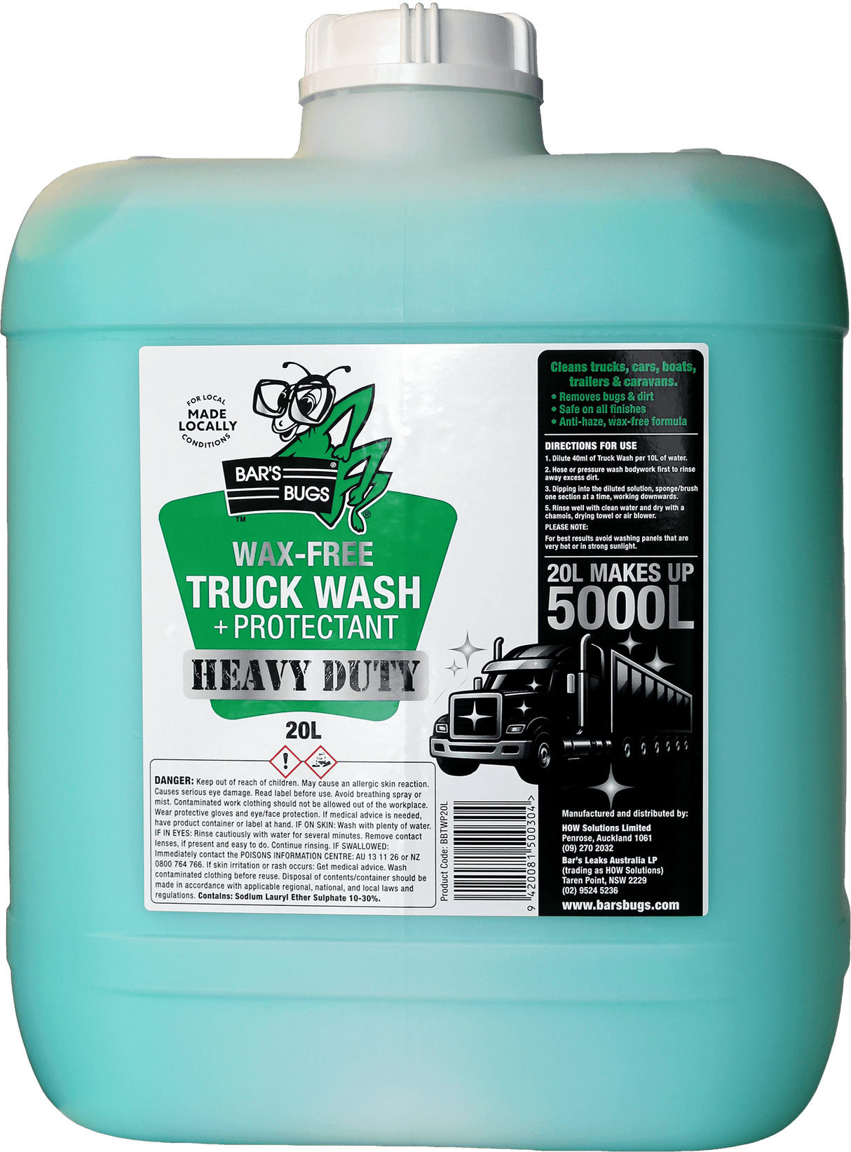 Bar's Bugs Truck Wash and Protectant (Each)