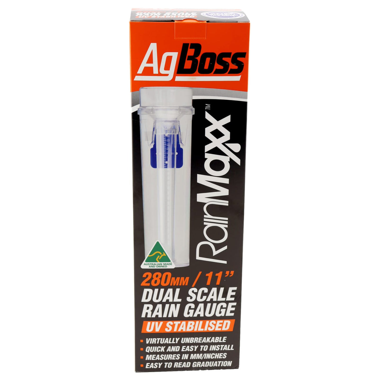 Fjord Dual Scale Rain Gauge 280MM (Each)