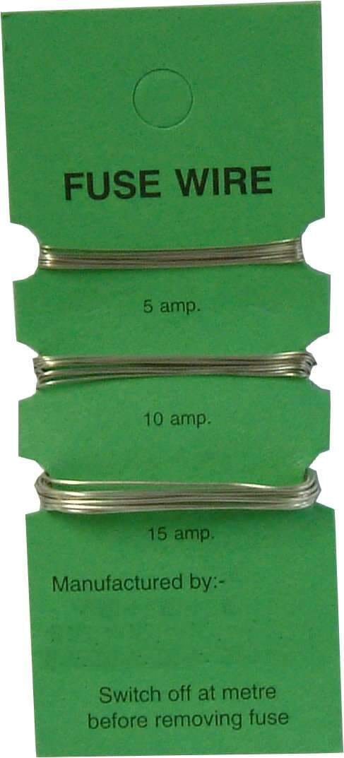 Xcel Fuse Wire Card 5/10/15 AMP (Each)