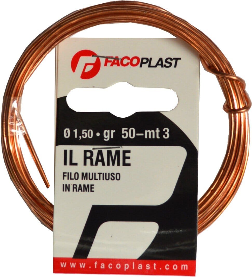 Faco Copper Binding Wire 50G 3M X 1.5MM (Each)