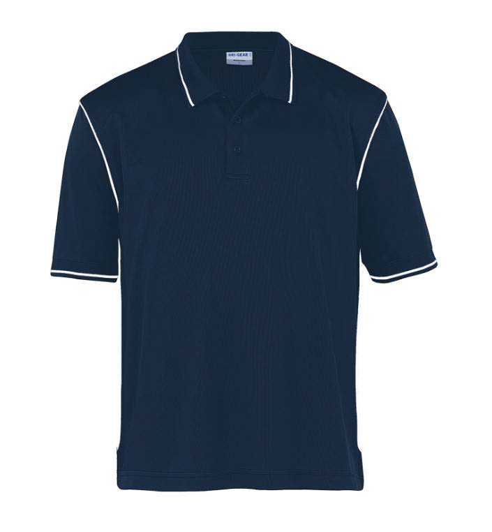 The Catalogue Dri Gear Hype Polo - Men's DGHP - Navy/White - 3XL