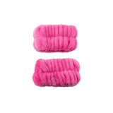 Cala Spa Headband & Wristband Set (Hot Pink)