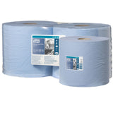 Tork W1,2 Wiping Paper Plus Combi Roll Blue 23cm x 255m 2 Rolls