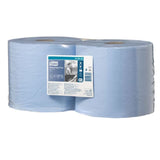 Tork W1,2 Wiping Paper Plus Combi Roll Blue 23cm x 255m 2 Rolls