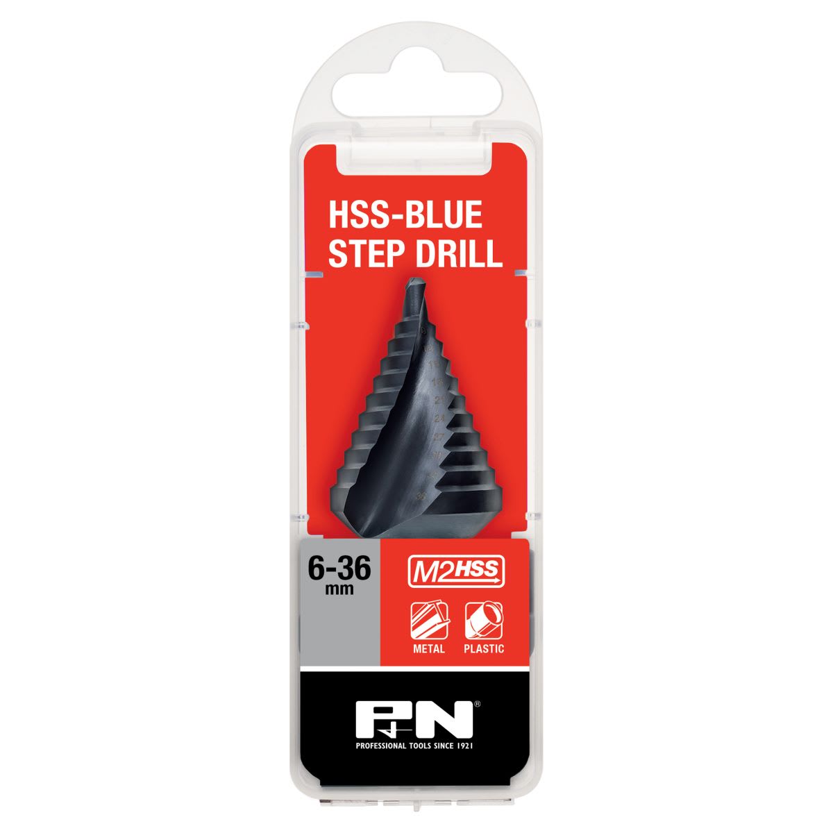 P&N HSS-Blue Step Drill 6-36mm (11 Steps) (Each)