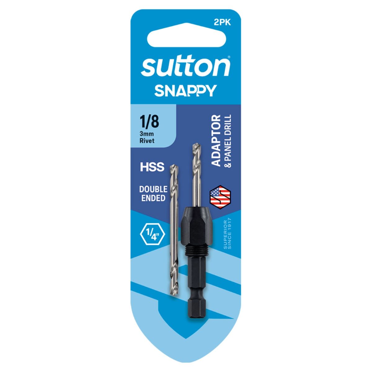 Sutton Snappy Adaptor & Panel Drill 1/8inch (Each)