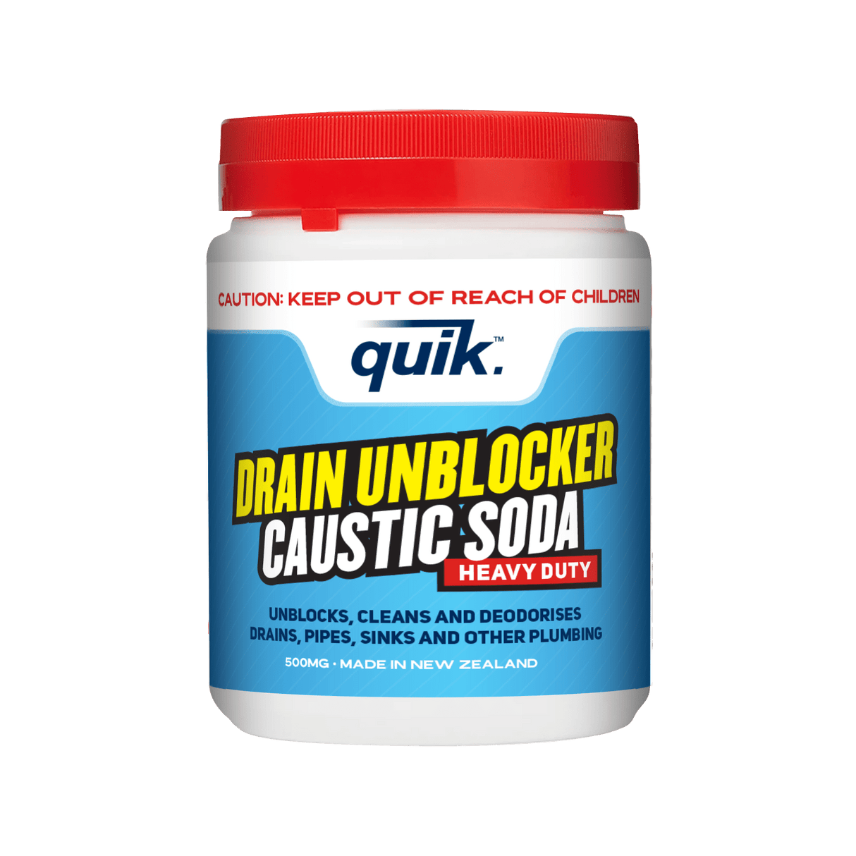 Quik Caustic Soda Drain Unblocker 1kg (Each)