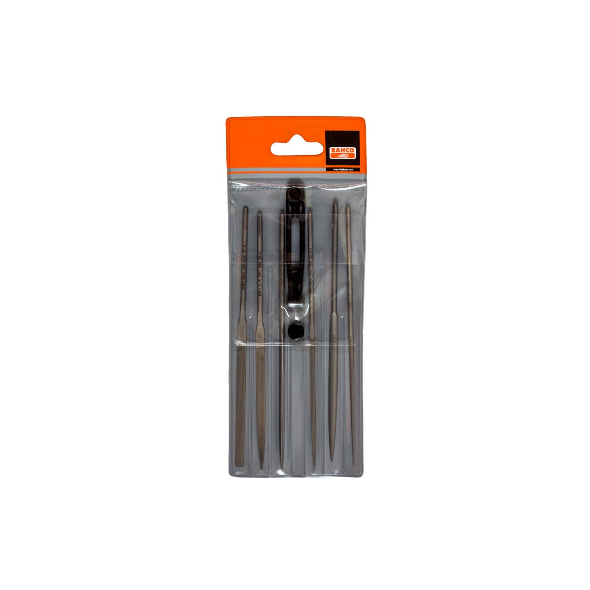 Bahco Needle File Set Smooth Cut Unhandled 160mm Pack of 6 (Set)