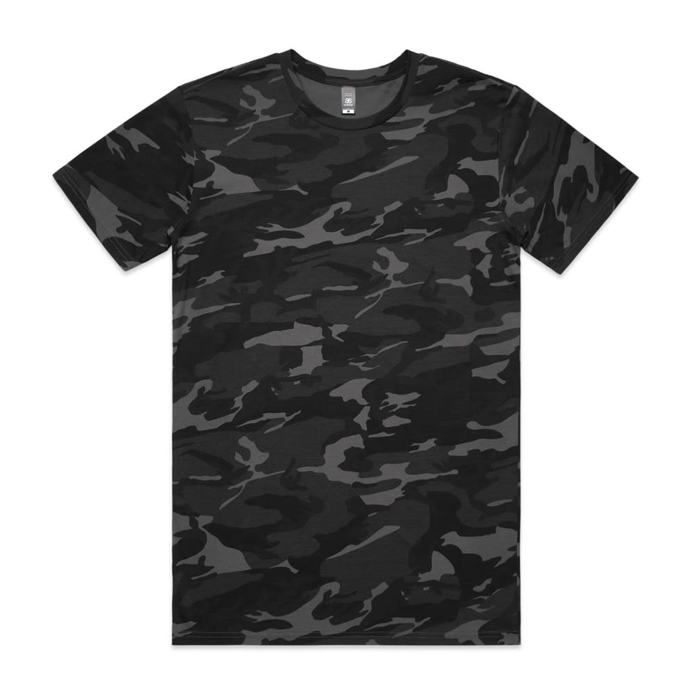 AS Colour, Staple Camo Tee 5001C - Black/Camo - S