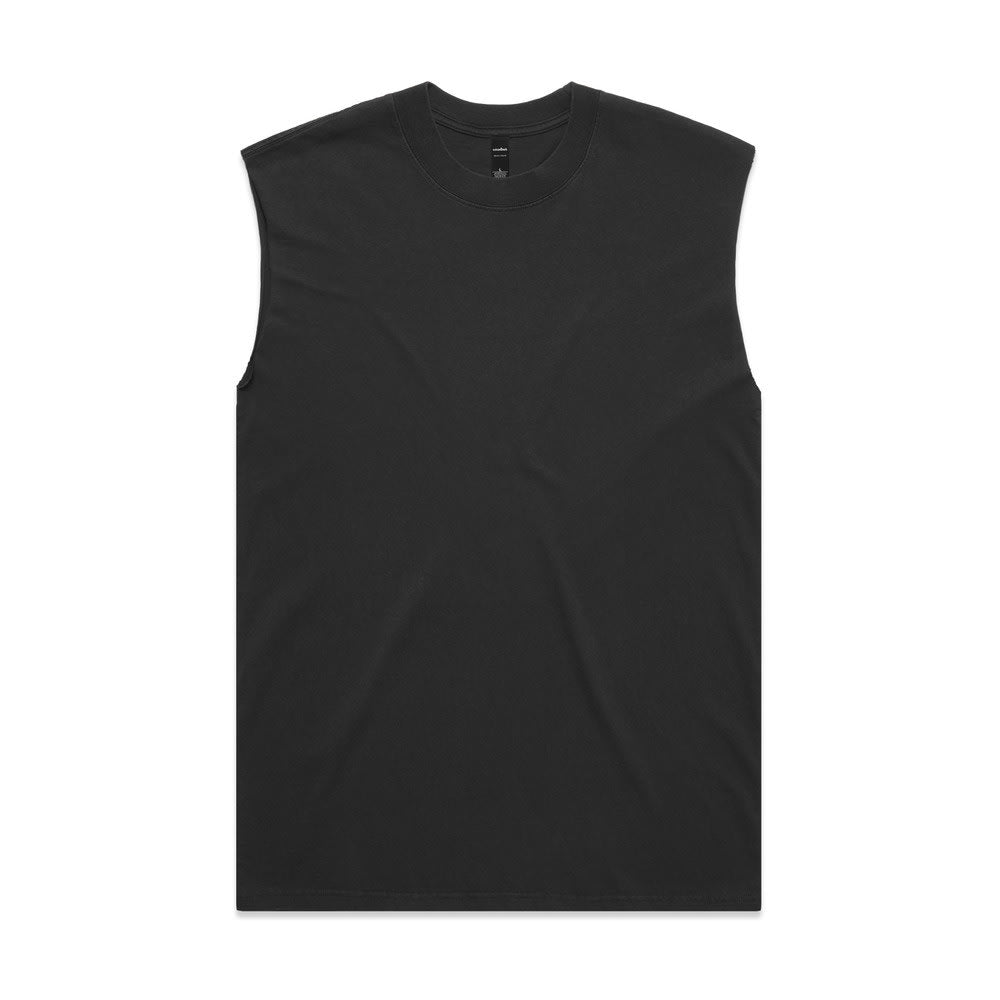 AS Colour, Heavy Faded Tank 5084 - Faded Black - 3XL