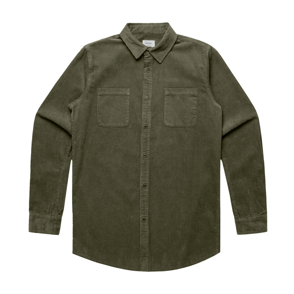 AS Colour, Cord Shirt 5419 - Army - 3XL