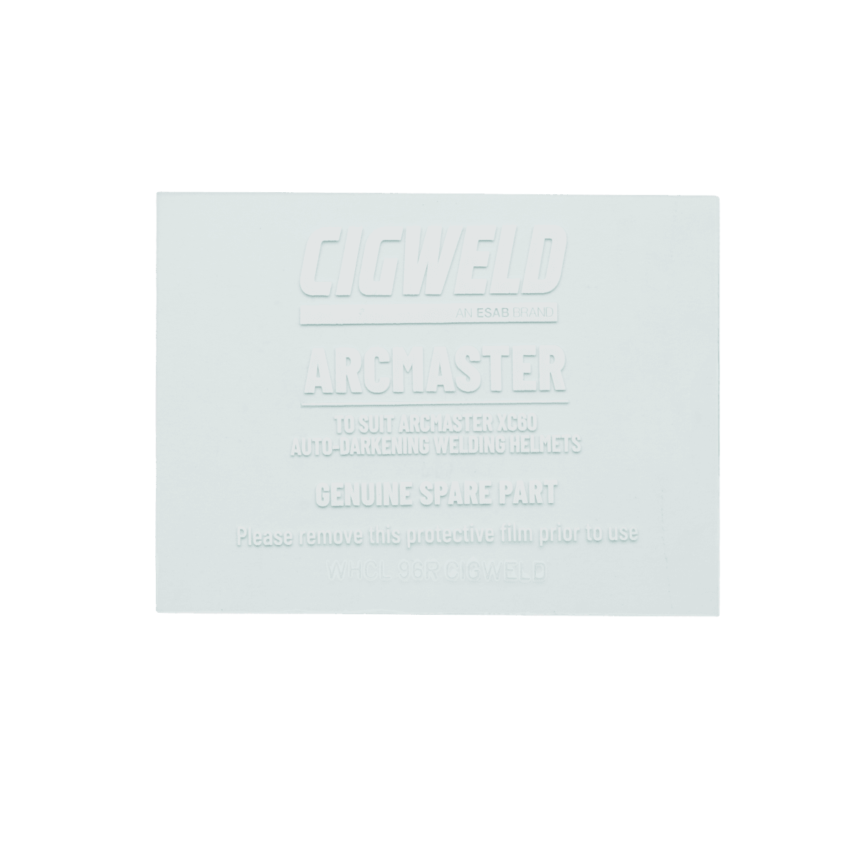Arcmaster Rear Cover Lens XC60 Pack of 3 (Pack) - Cigweld