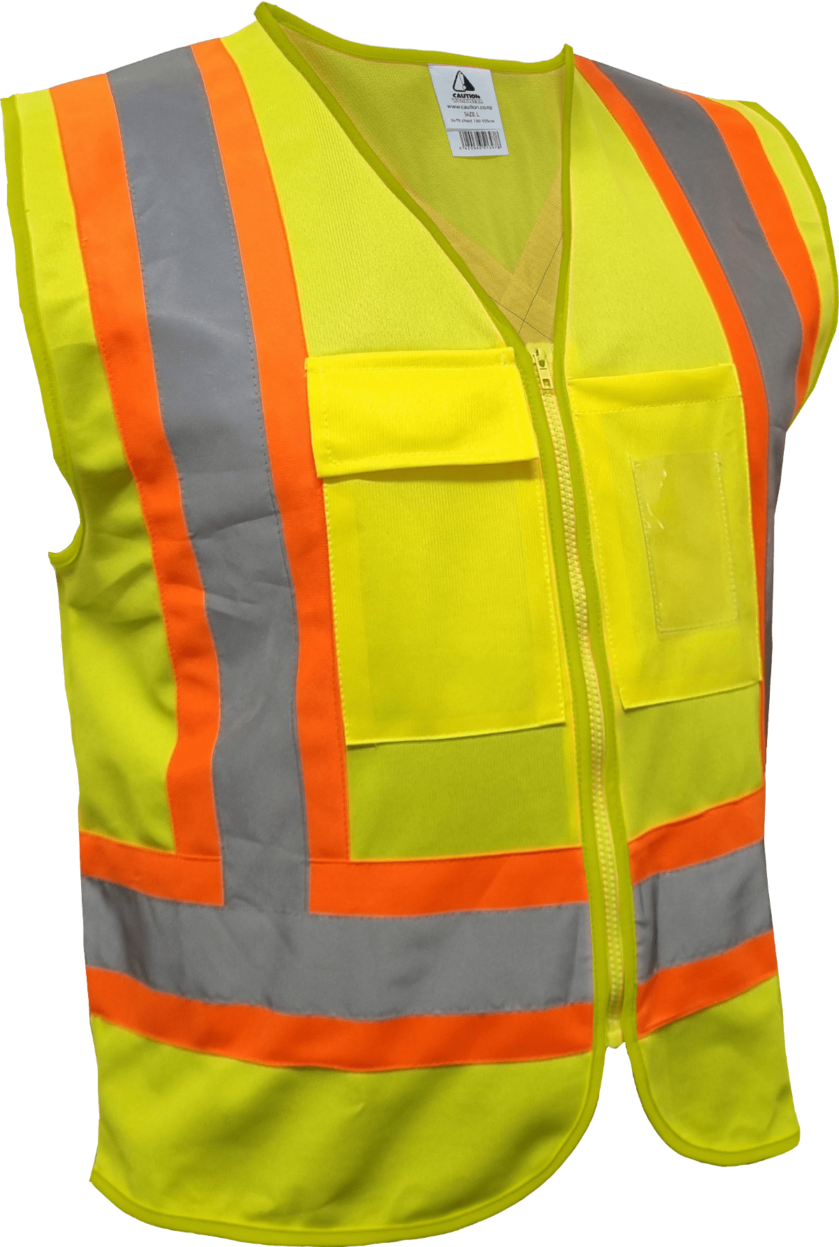 Esko D/N Contrast Safety Vest, AVEST311 (Each) - Fluoro Yellow - 5XL