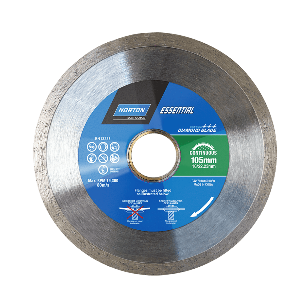 Norton Tile Saw Blade 100mm (Each)