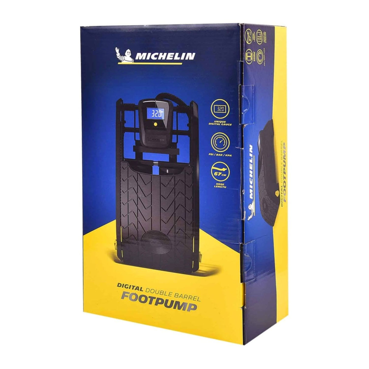 Michelin Footpump Digital Double Barrel