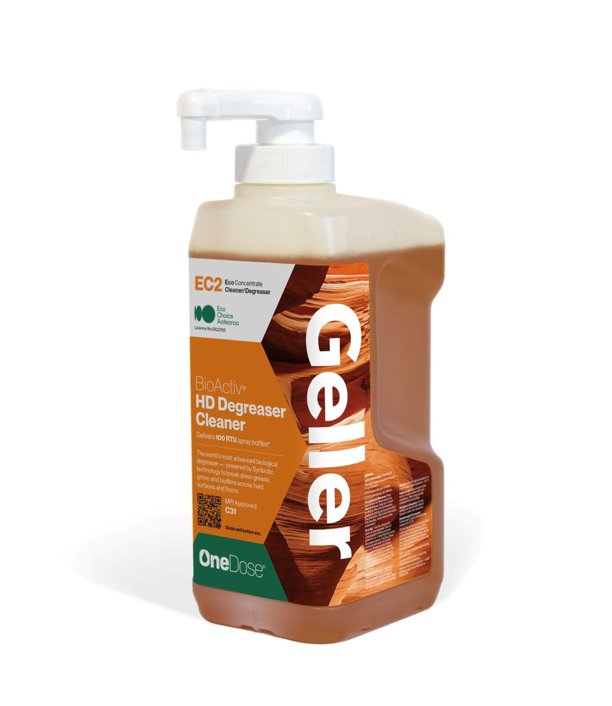 Geller OneDose EC2 BioActiv HD Degreaser 1L