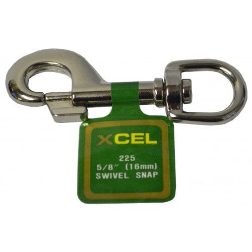 Xcel Snap Hook Round Swivel Nickel Plated 16mm