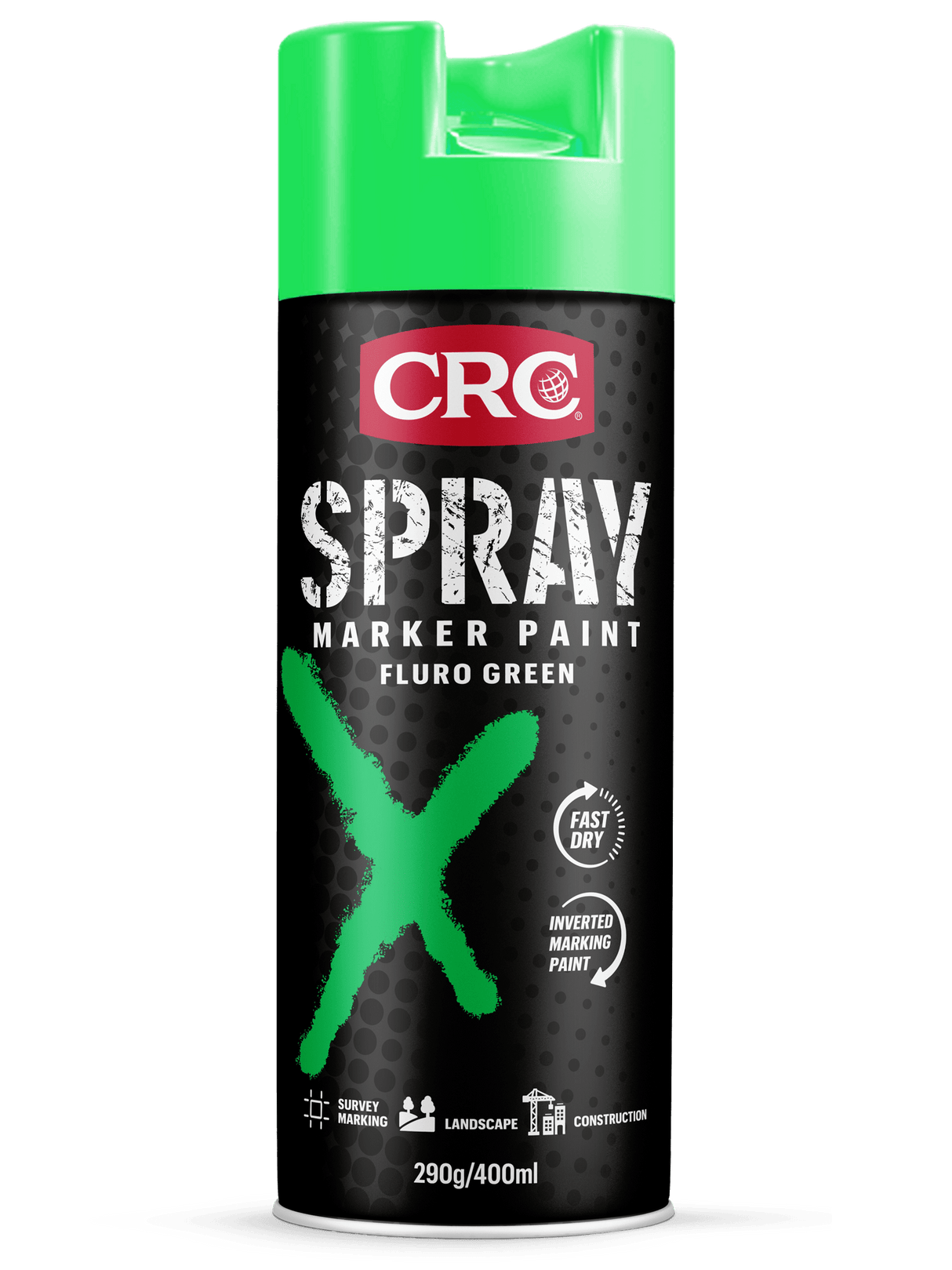 CRC Spray Marker Paint Fluro Green 1756879 400ml