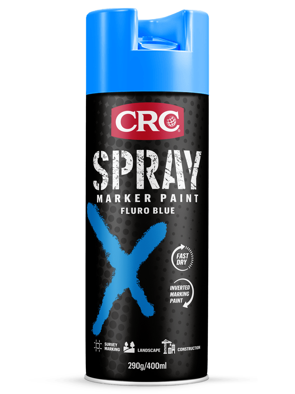 CRC Spray Marker Paint Fluro Blue 1756883 400ml