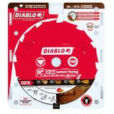 Diablo 12T Laminate Flooring Saw Blade 10"/254mm (Each)