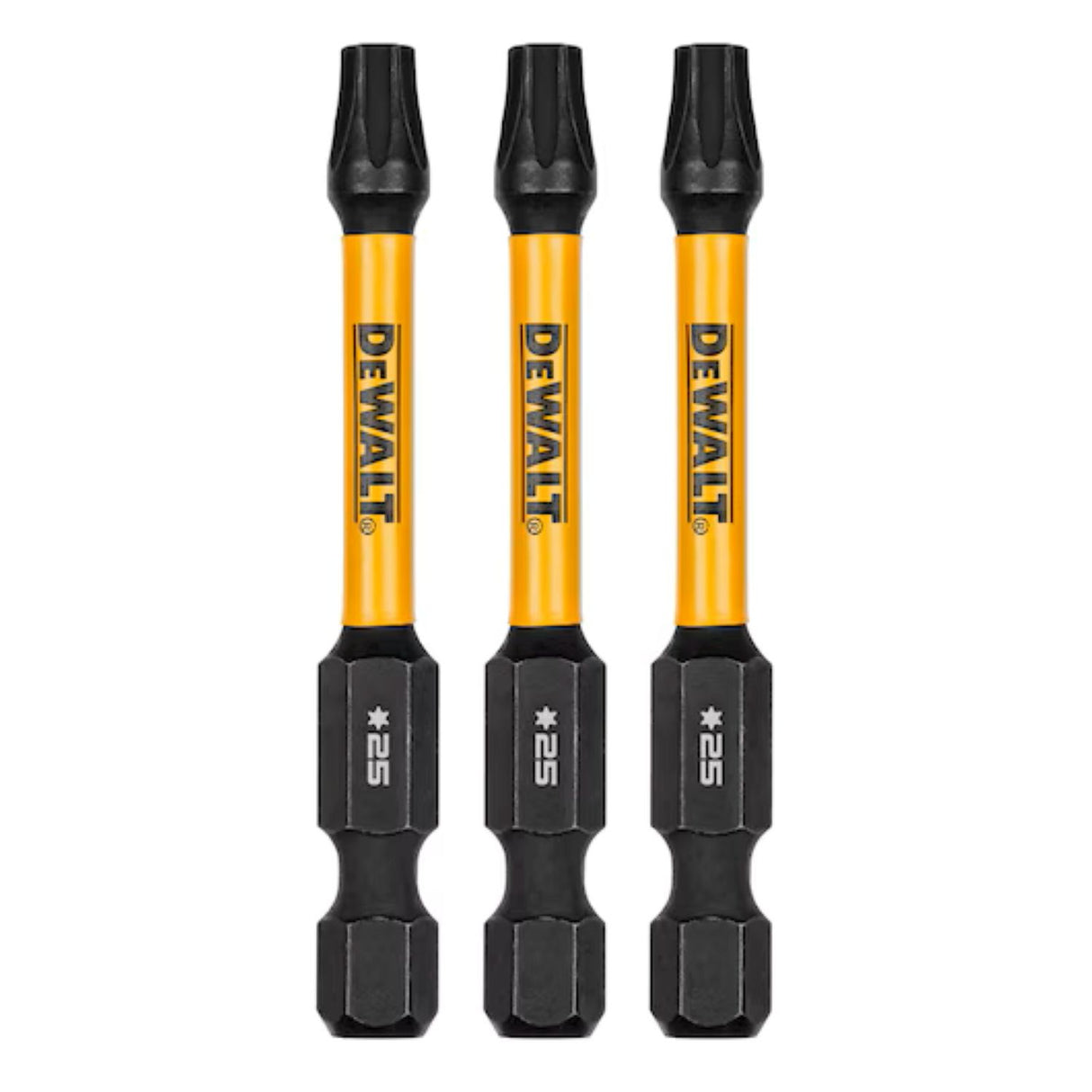 DeWalt Elite Series T25 TORX Bit 57mm Pack of 3 (Pack)