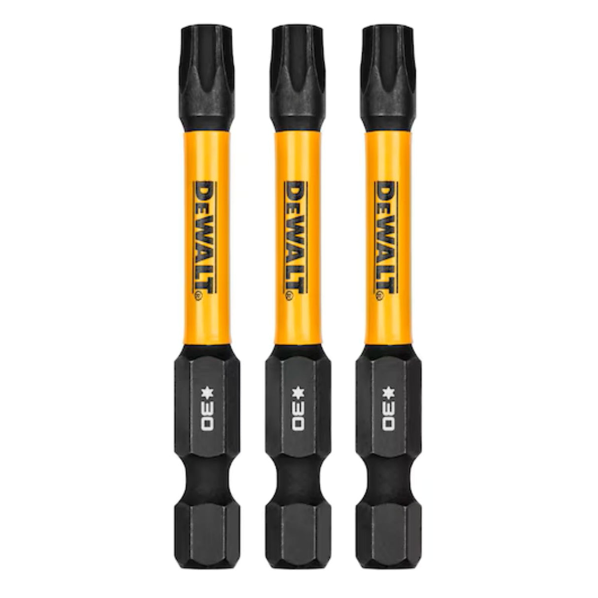 DeWalt Elite Series T30 TORX Bit 57mm Pack of 3 (Pack)