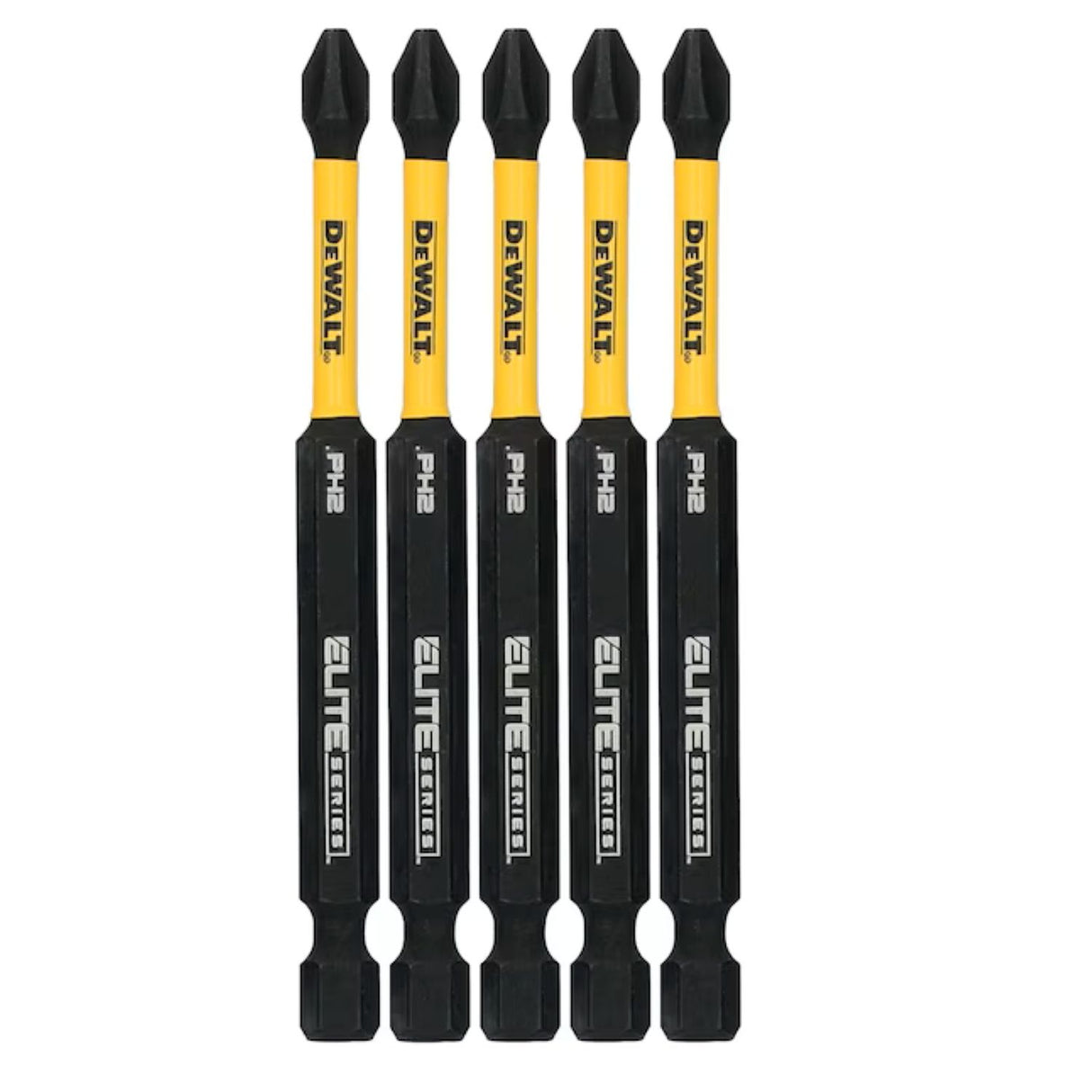 DeWalt Elite Series PH2 Bit 89mm Pack of 5 (Pack)