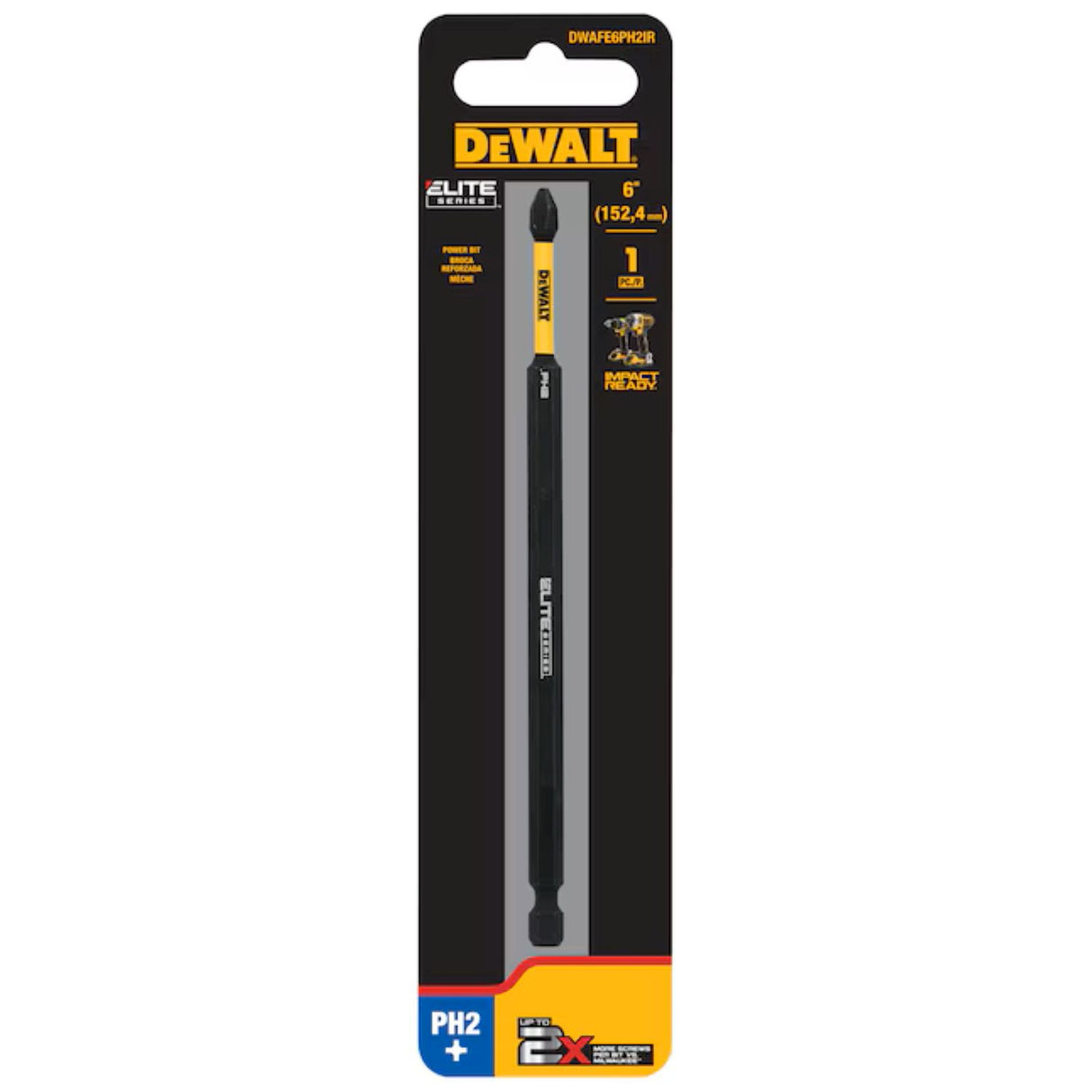 DeWalt Elite Series PH2 Bit 152mm