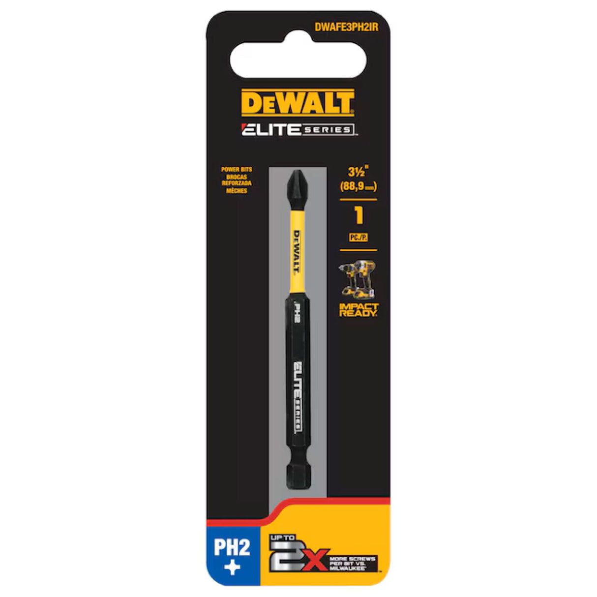 DeWalt Elite Series PH2 Bit 89mm