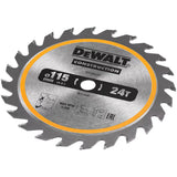 DeWalt Construction CSB Cordless Framing 24T 115mm