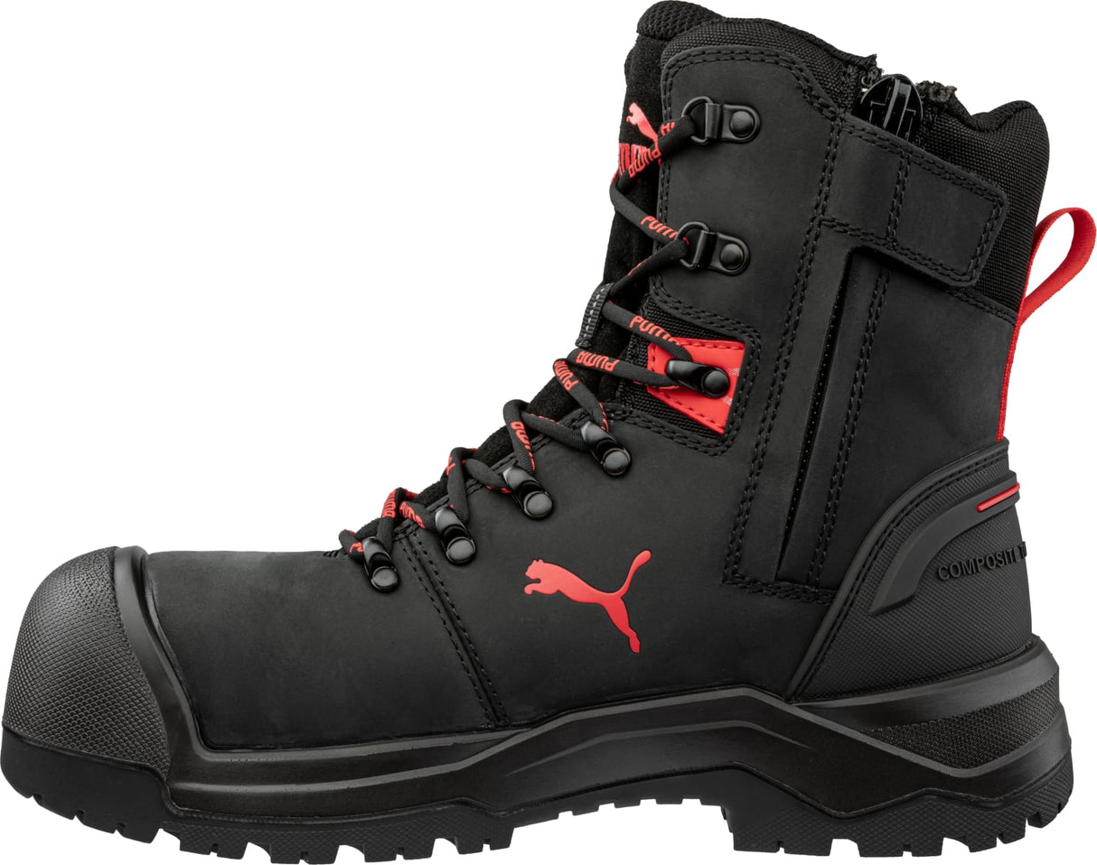 Puma Iron Heavy Duty Black Boot 8" (Pair) - Black