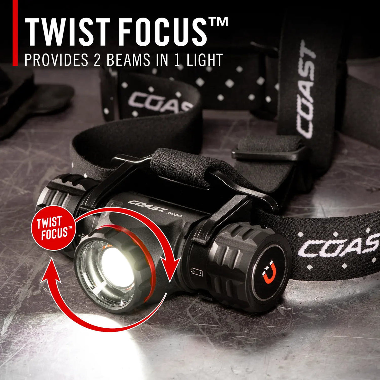 Coast Dual Power Headlamp XPH34R