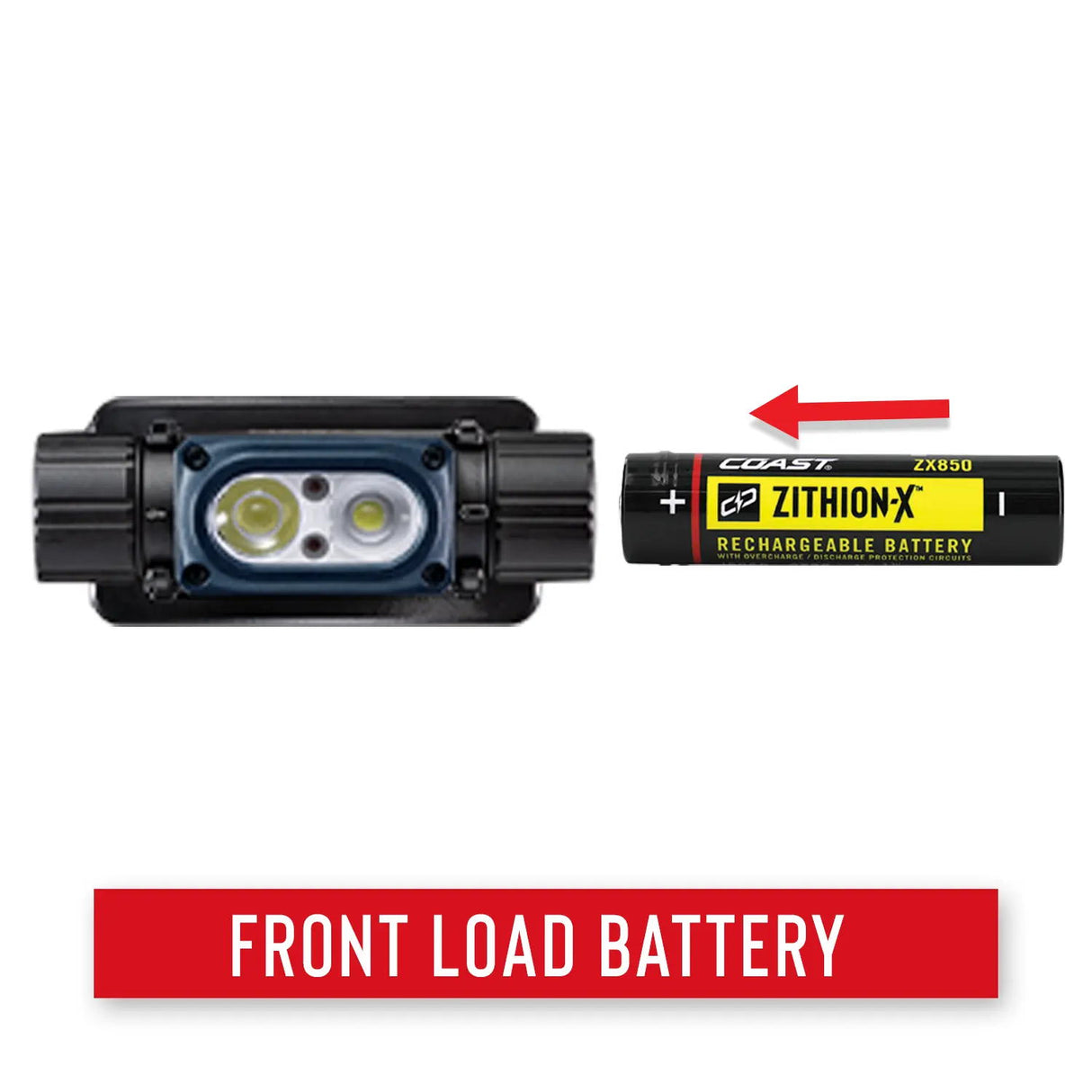 Coast Waterproof Headlamp WHP30R
