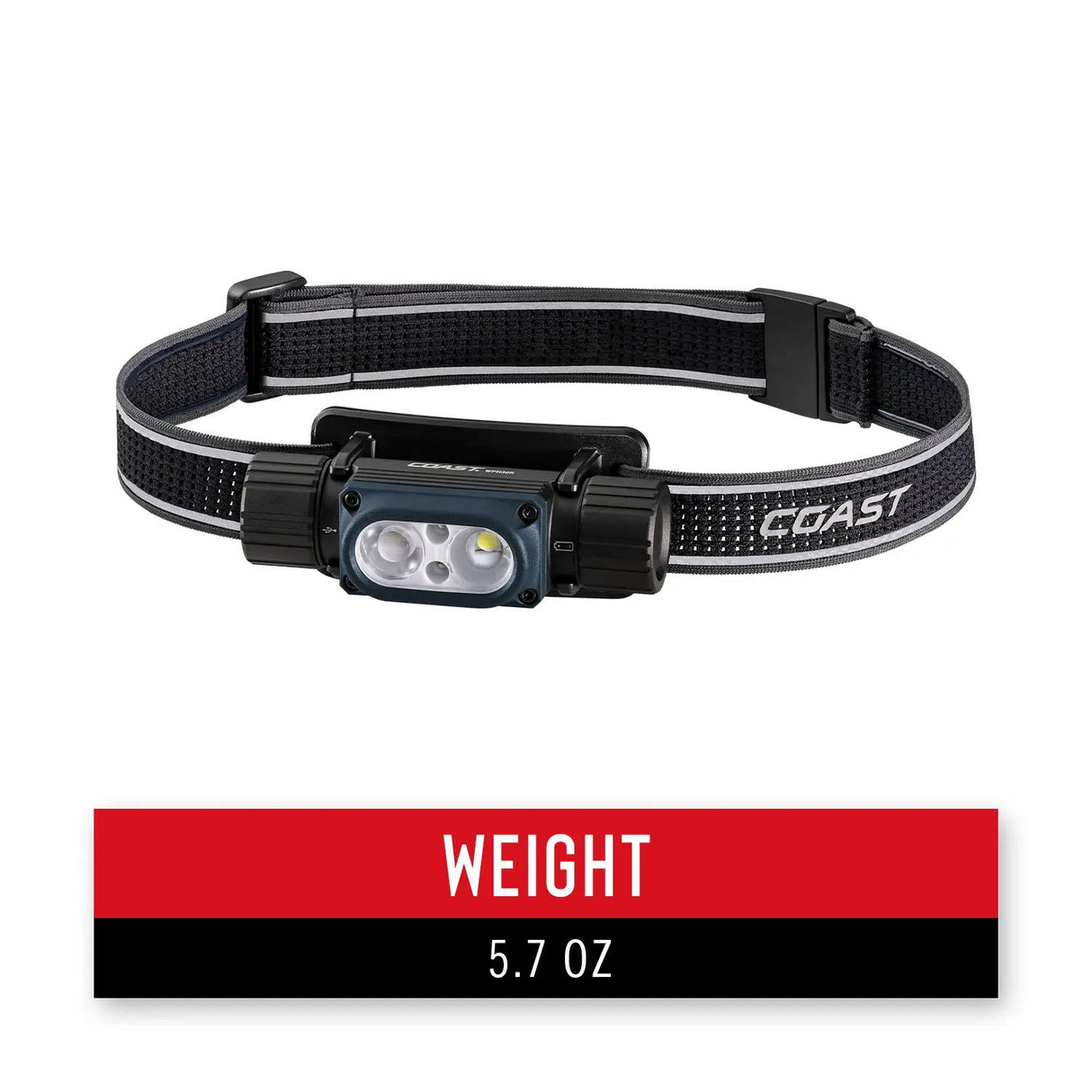 Coast Waterproof Headlamp WHP30R