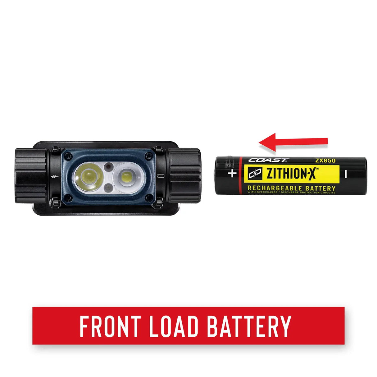 Coast Waterproof LED Headlamp WPH34R
