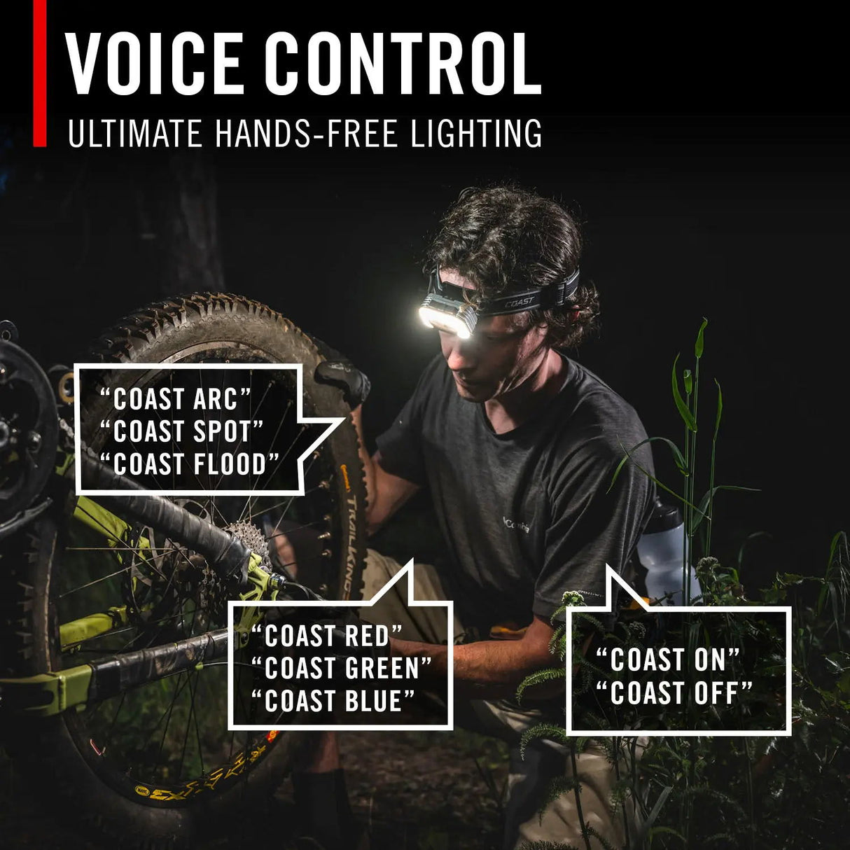 Coast Headlamp With Voice Control RL35R