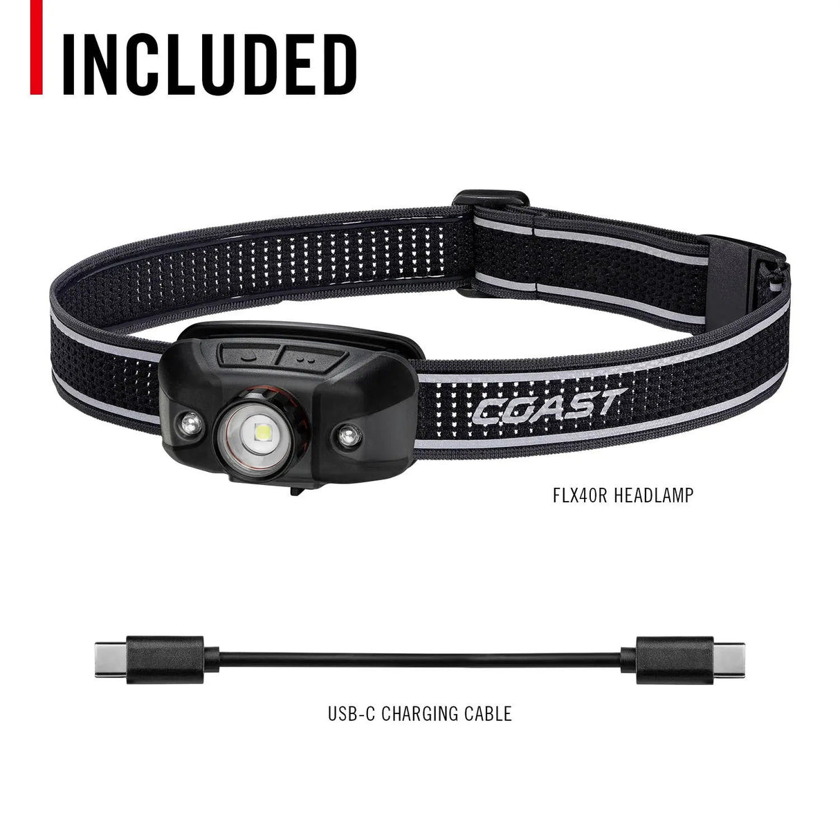 Coast Rechargeable LED Headlamp FLX40R