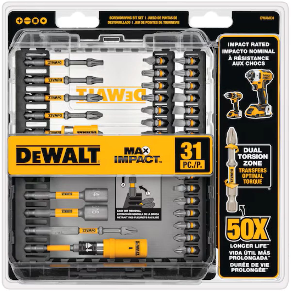 DeWalt Max Impact Screwdriving 31 Piece (Set)