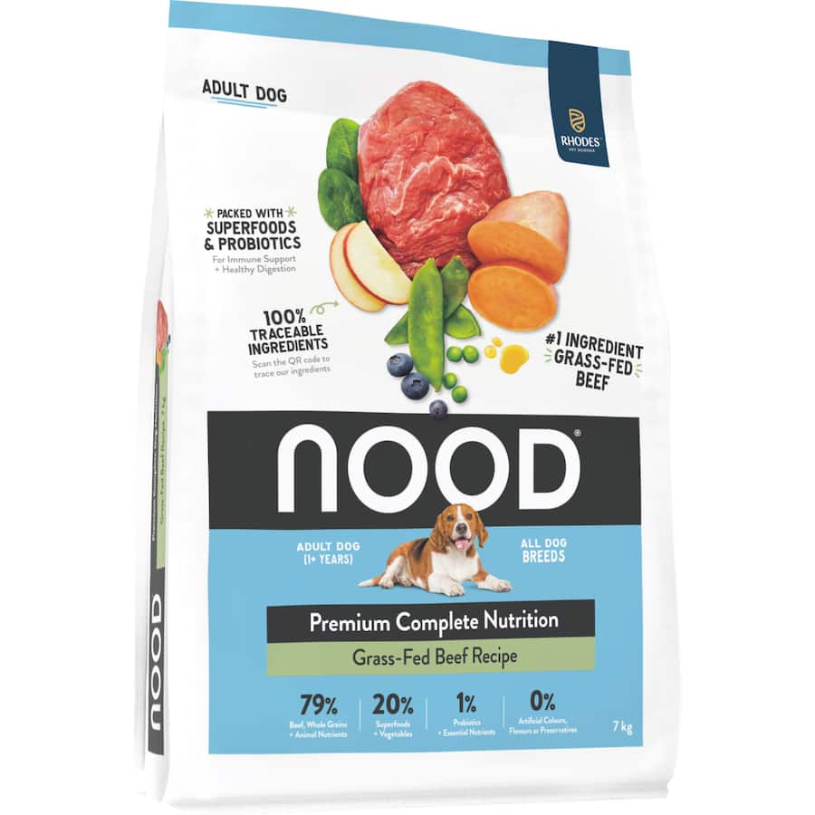Nood Dry Dog Food Grass Fed Beef Recipe  - Smartfox
