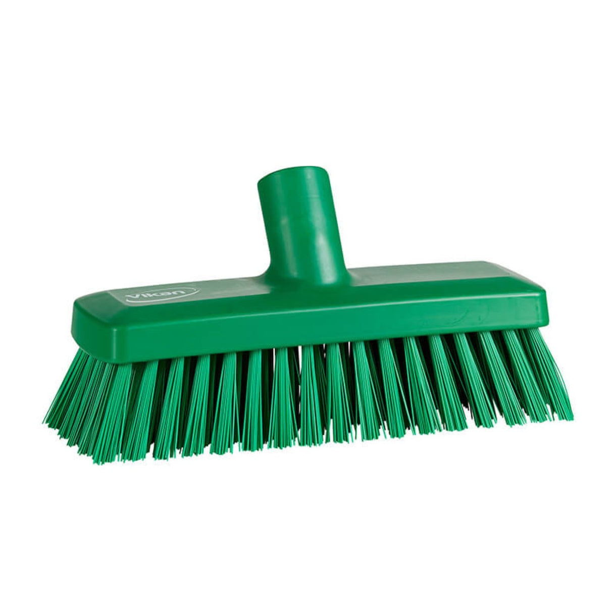 Wall/Deck Scrub Hard Bristle Green 225mm - Vikan