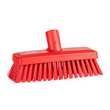Wall/Deck Scrub Hard Bristle Red 225mm - Vikan