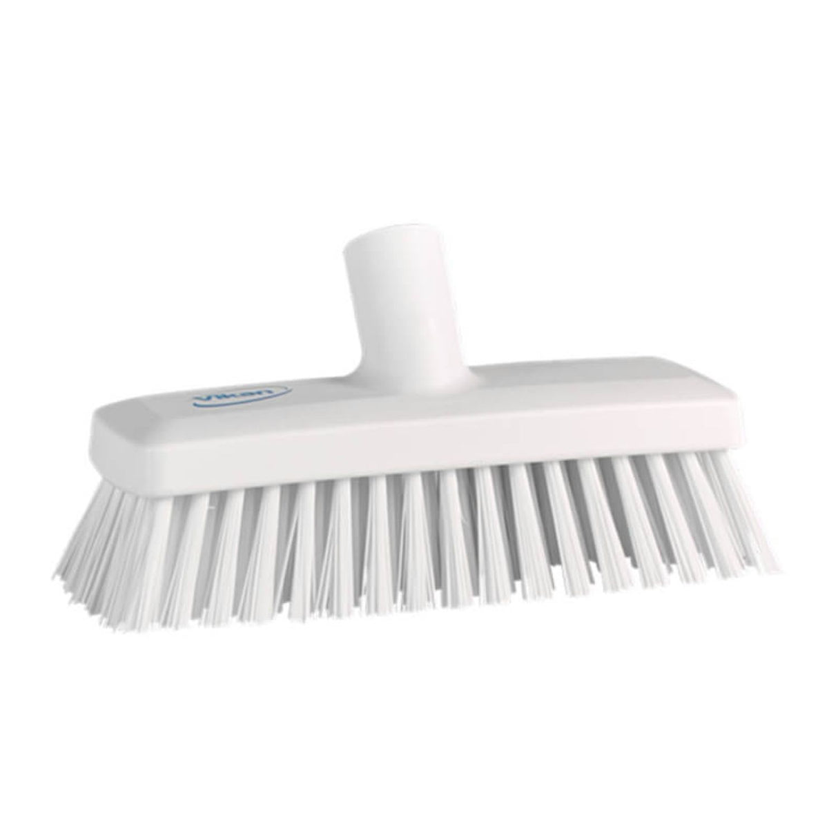Wall/Deck Scrub Hard Bristle White 225mm - Vikan