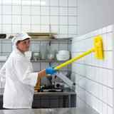 Wall/Deck Scrub Hard Bristle Yellow 225mm - Vikan