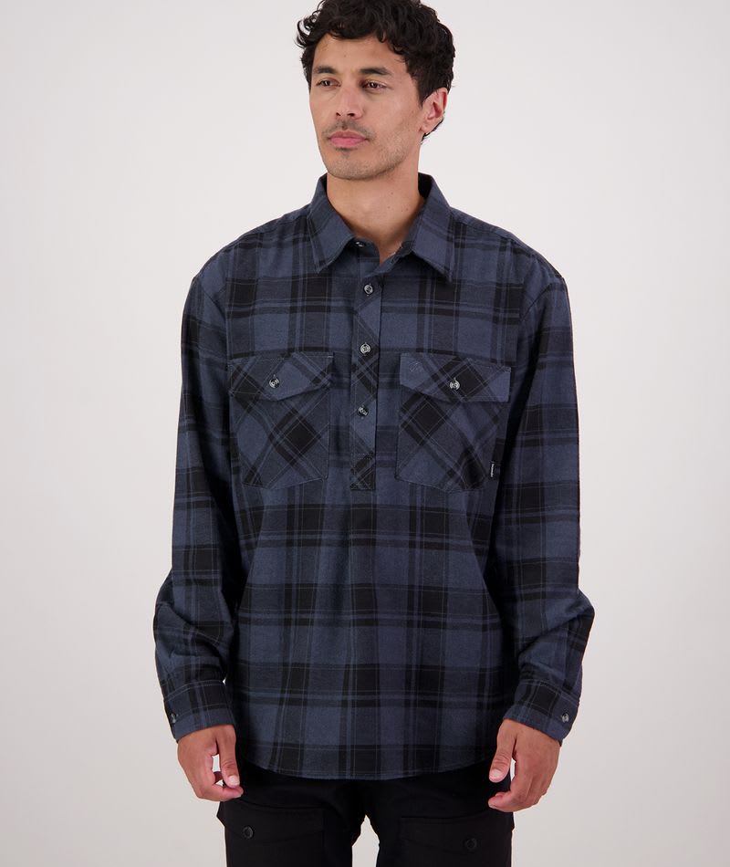 Egmont Twin Pack Closed Front Shirt, SW26277M (Each) - Biscuit/Shad