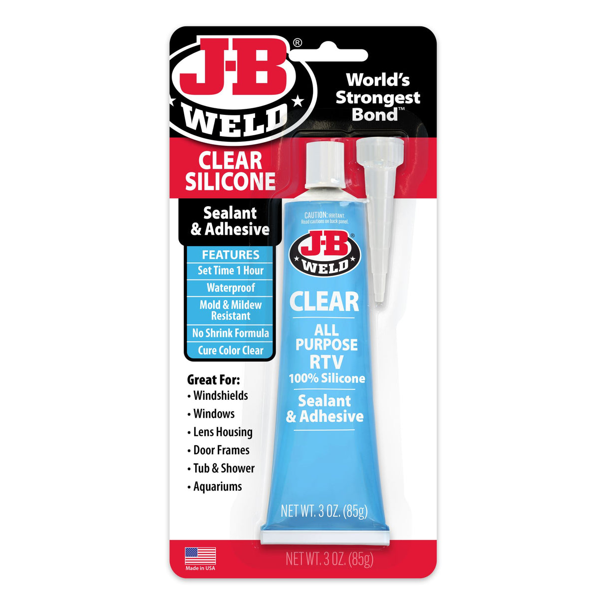 Clear All Purpose RTV Silicone  - 85g - JB Weld