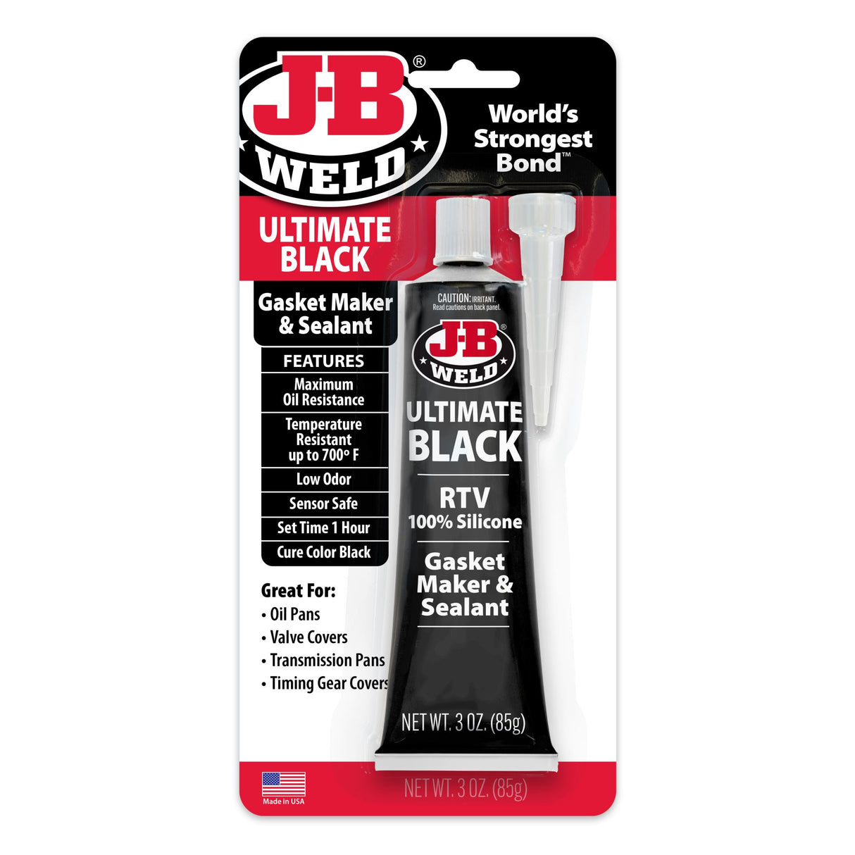 Ultimate Black RTV Silicone 85g - JB Weld